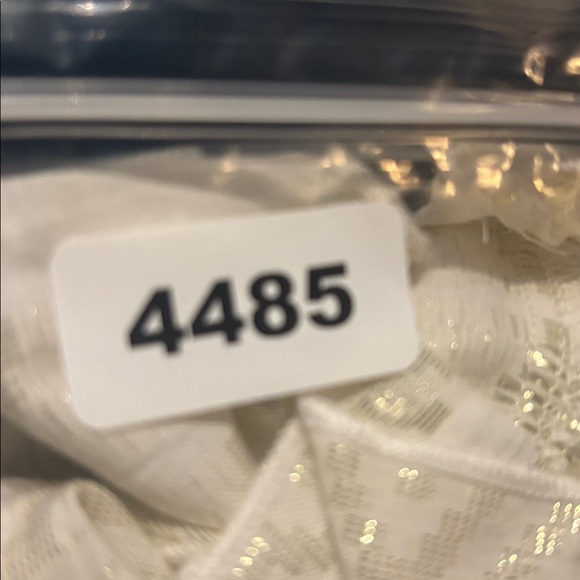 Elan Metallic Bell Sleeve Cover-Up Mini Dress size M - Picture 10 of 10